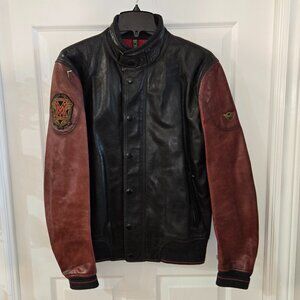 MATCHLESS CIRCULAR ROAD 115TH CELEBRATION LEATHER BOMBER JACKET